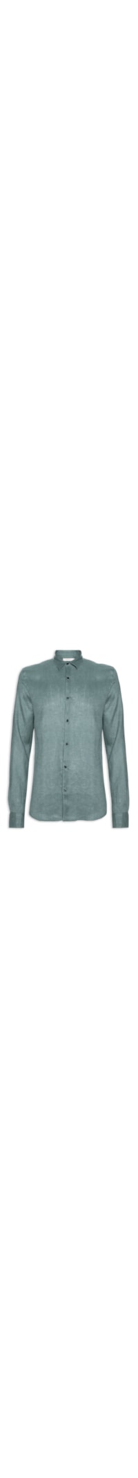 Camisa Masculina Linho Maldivas - Azul