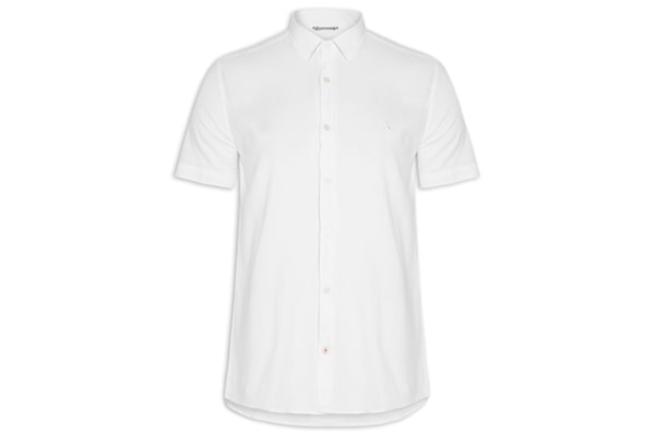 Camisa Masculina Linho Pienza - Branco 