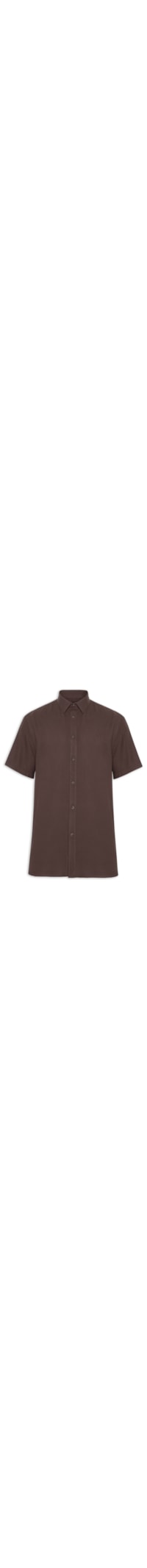 Camisa Masculina Linho Relax - Marrom