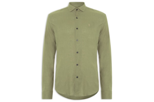 Camisa Masculina Linho - Verde