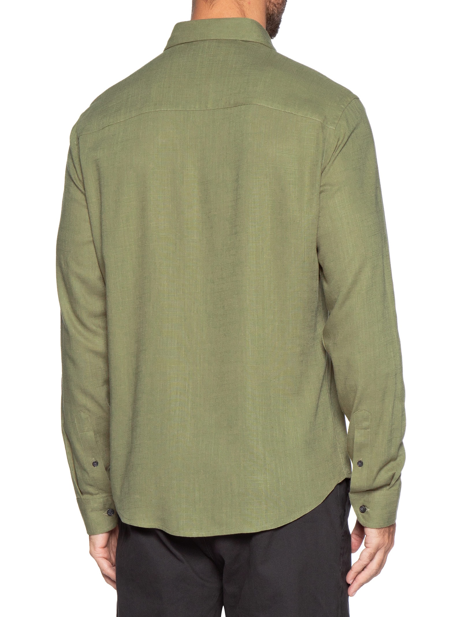 Camisa Masculina Linho Verde Sergio K
