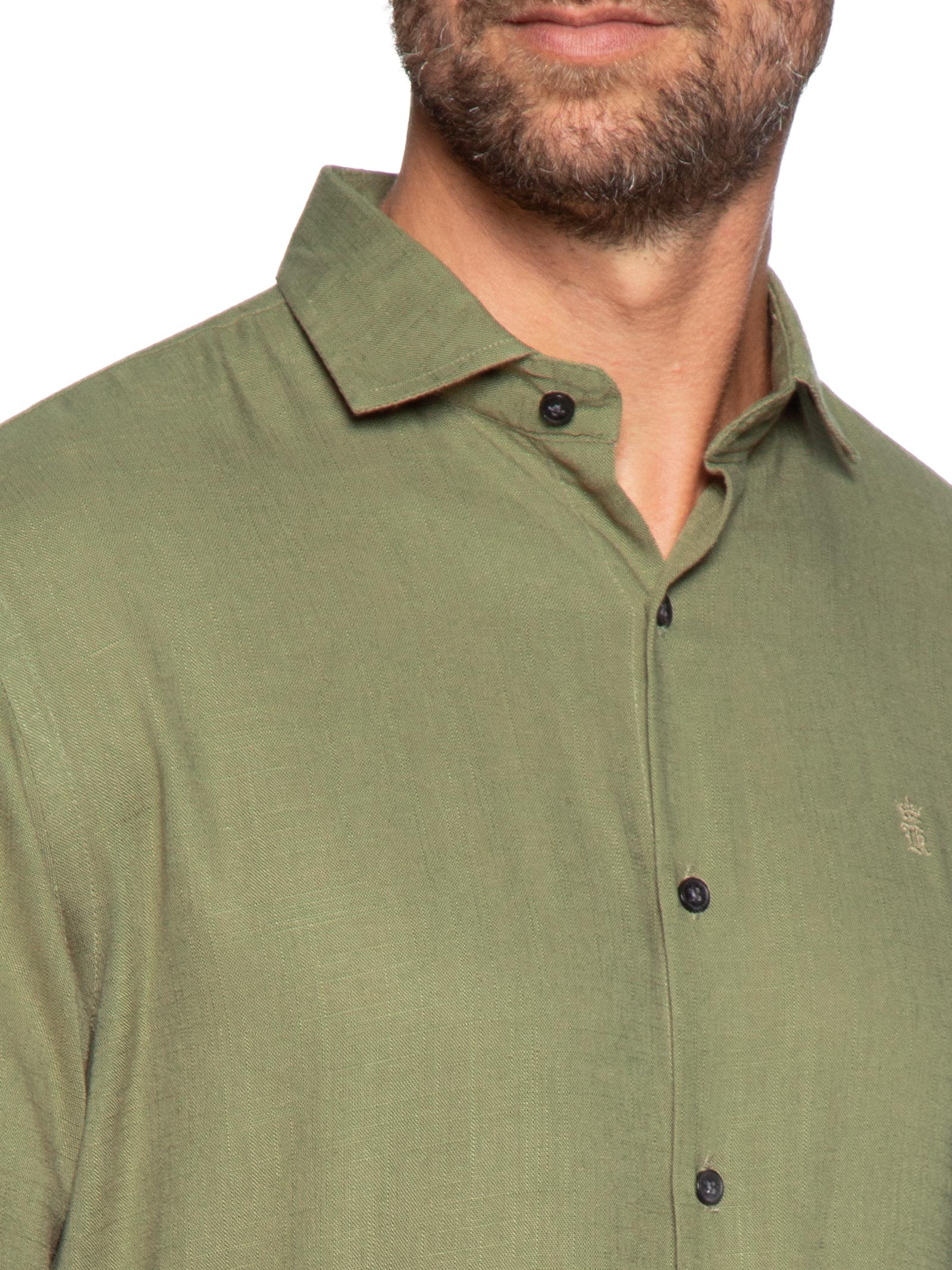 Camisa Masculina Linho Verde Sergio K