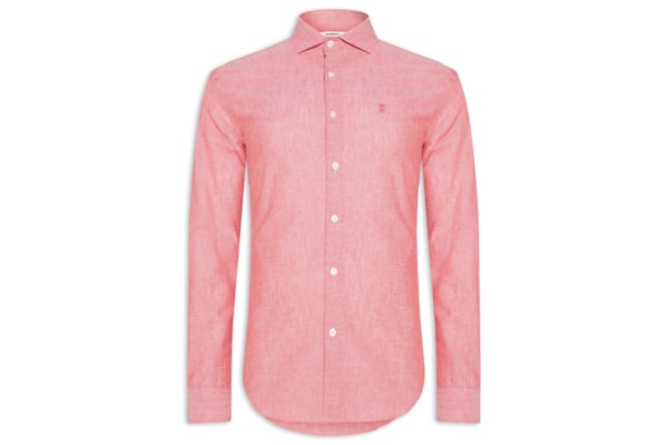 Camisa Masculina Linho – Vermelho
