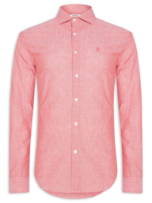 Camisa Masculina Linho – Vermelho