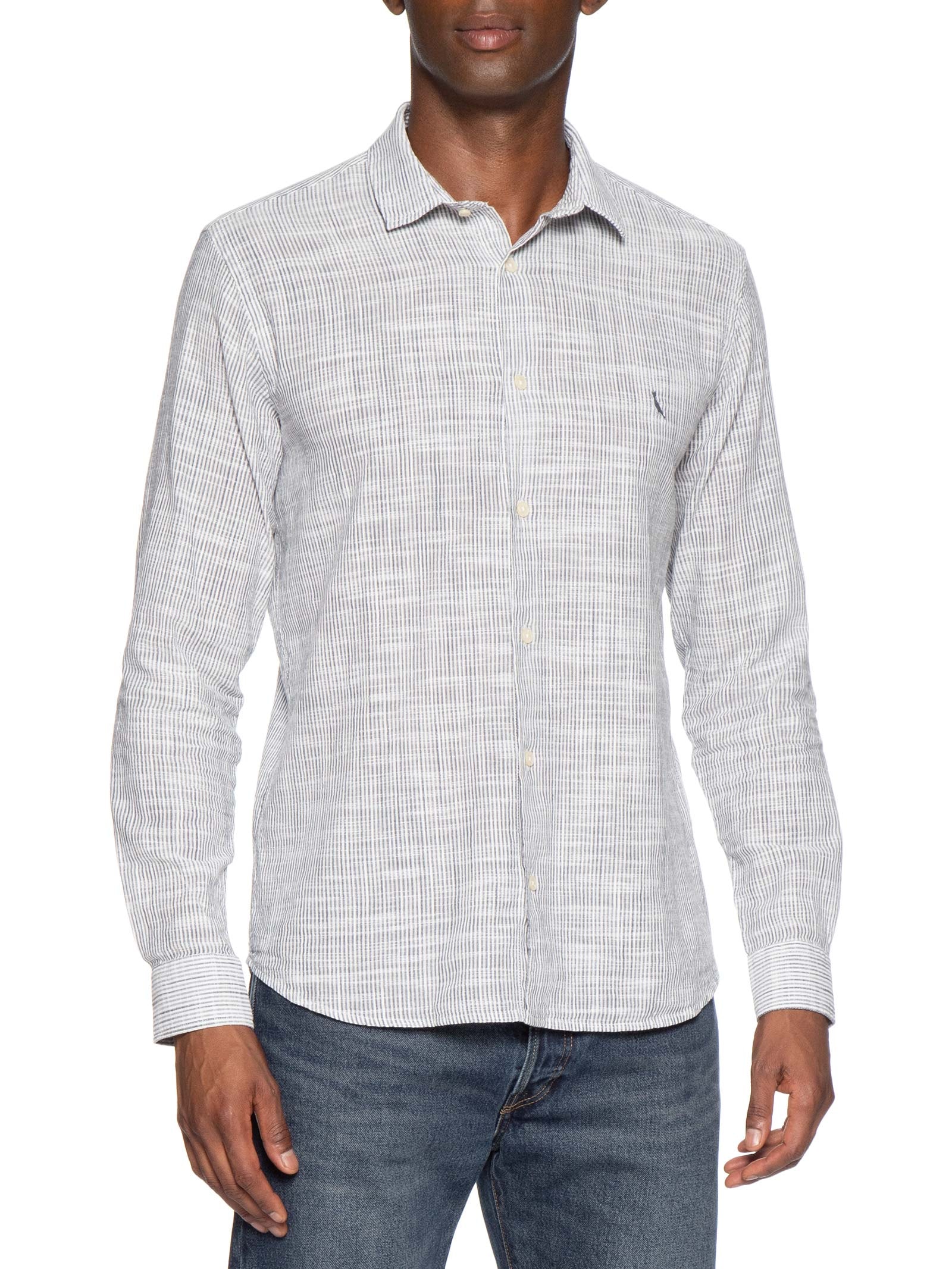 Camisa Masculina Listrada Regatta Azul Reserva
