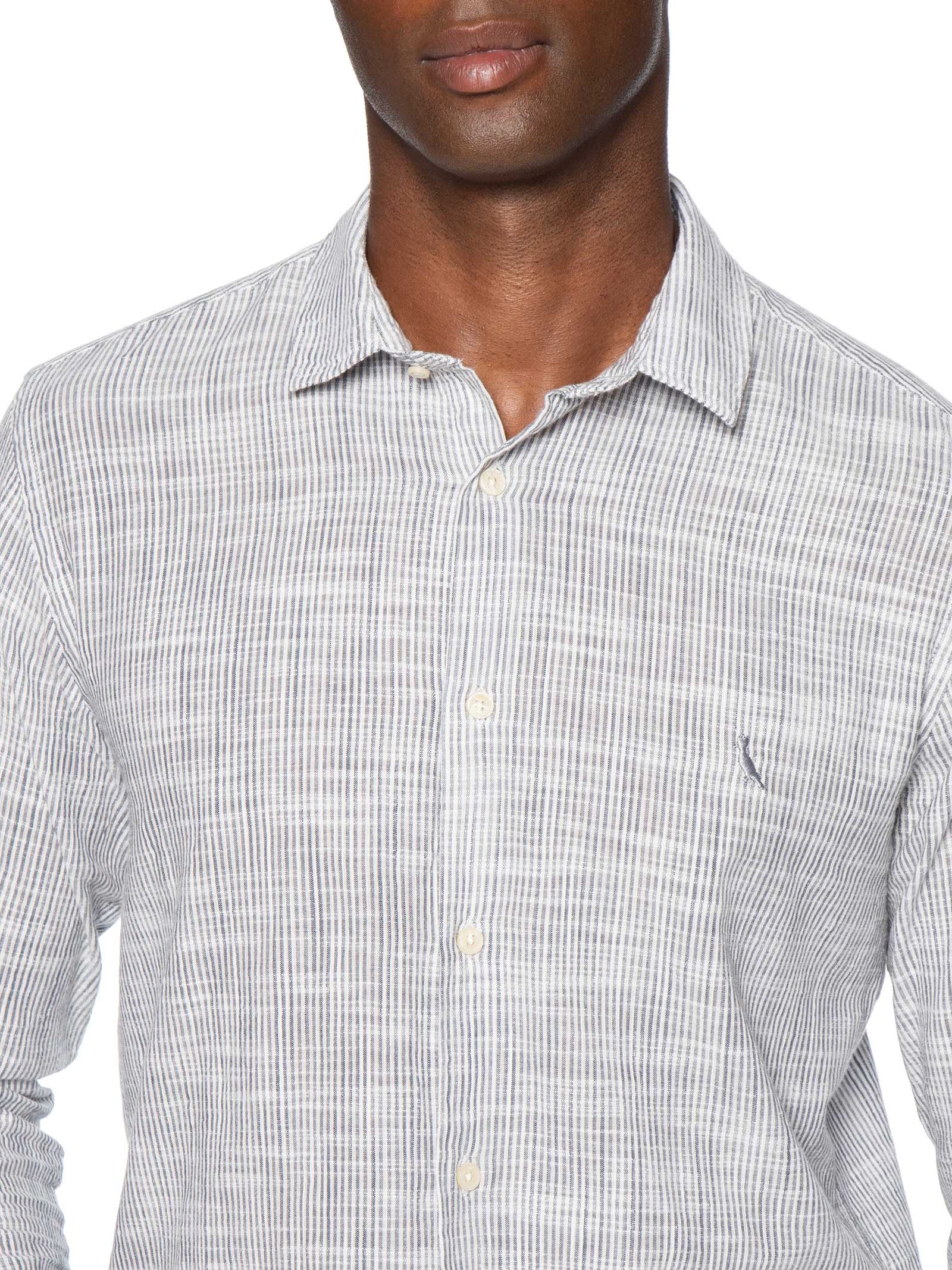 Camisa Masculina Listrada Regatta Azul Reserva