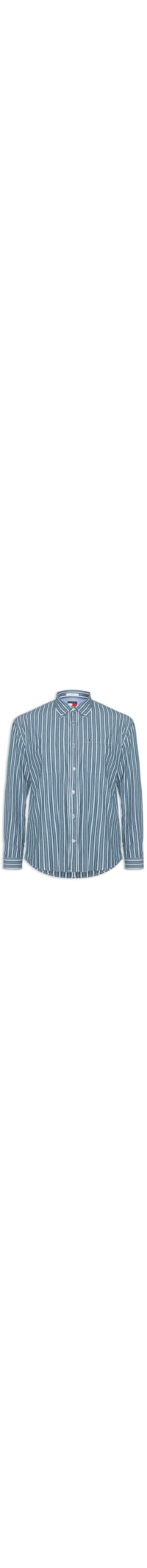 Camisa Masculina Listrada Relaxed Fit - Azul