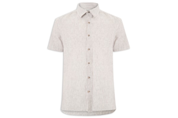 Camisa Masculina Listras  - Bege