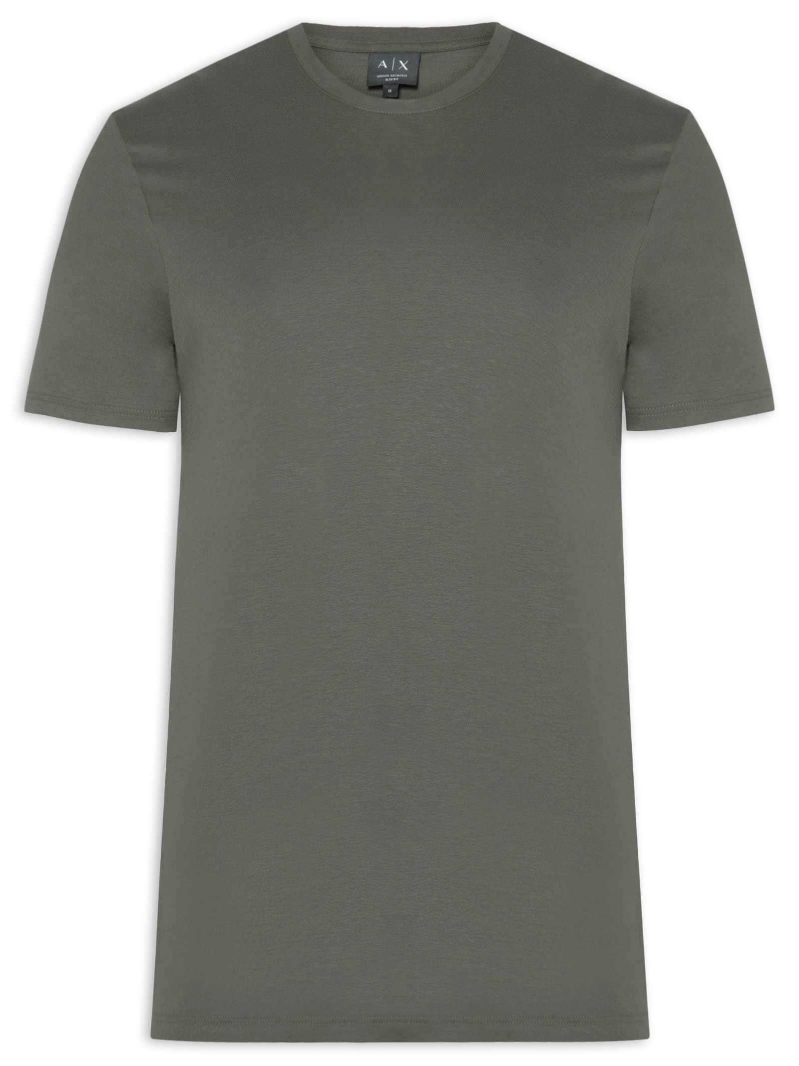 Camisa Masculina Manga Curta Ax Pima Verde Armani Exchange