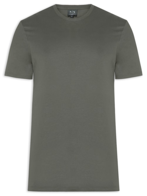 Camisa Masculina Manga Curta Ax Pima – Verde