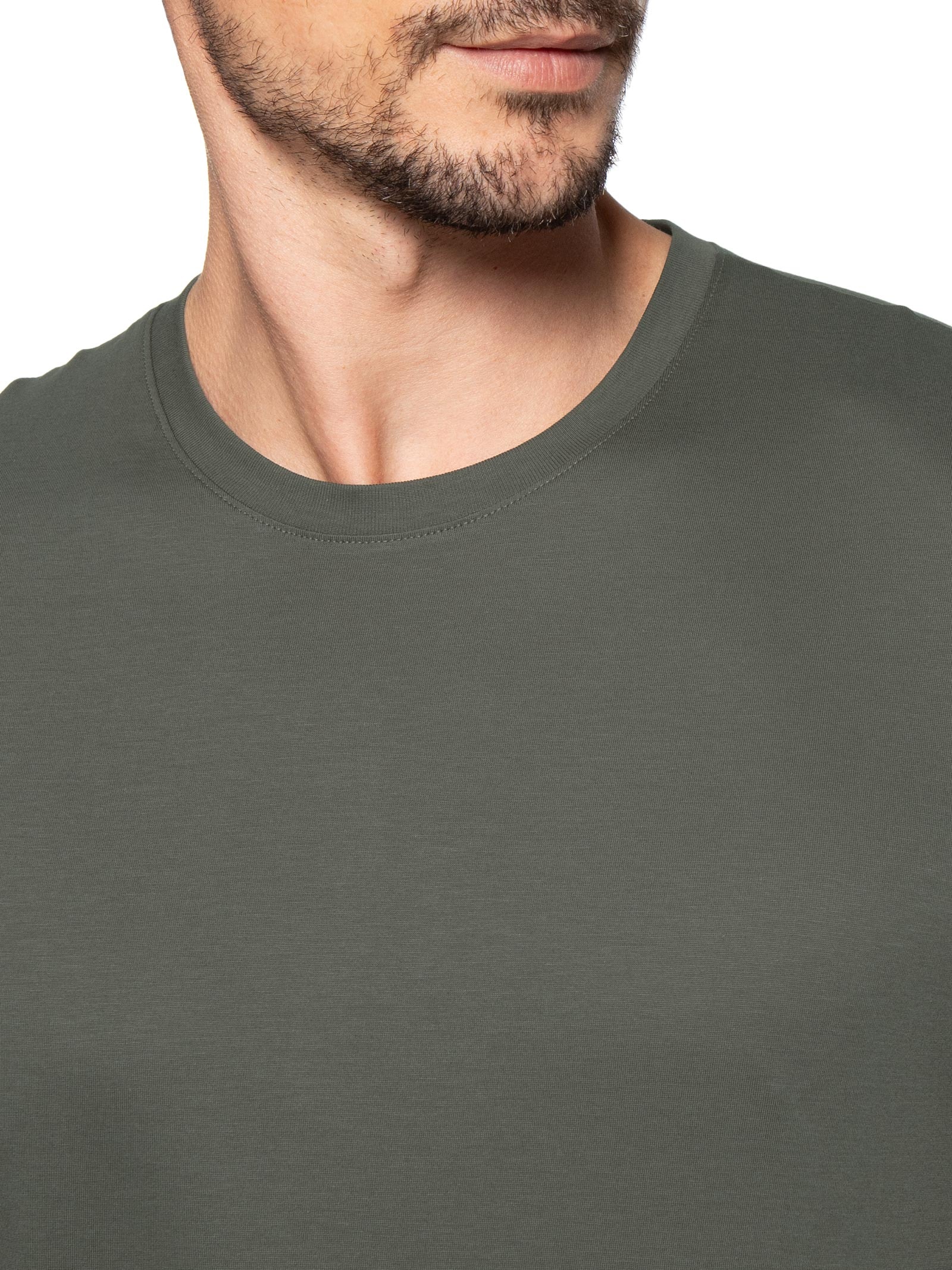 Camisa Masculina Manga Curta Ax Pima Verde Armani Exchange