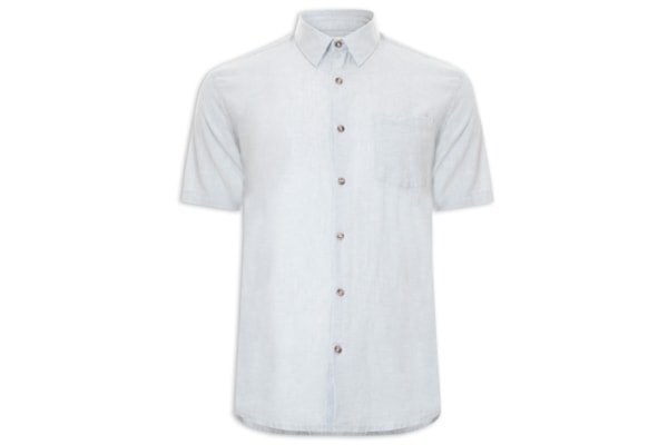 Camisa Masculina Manga Curta - Azul