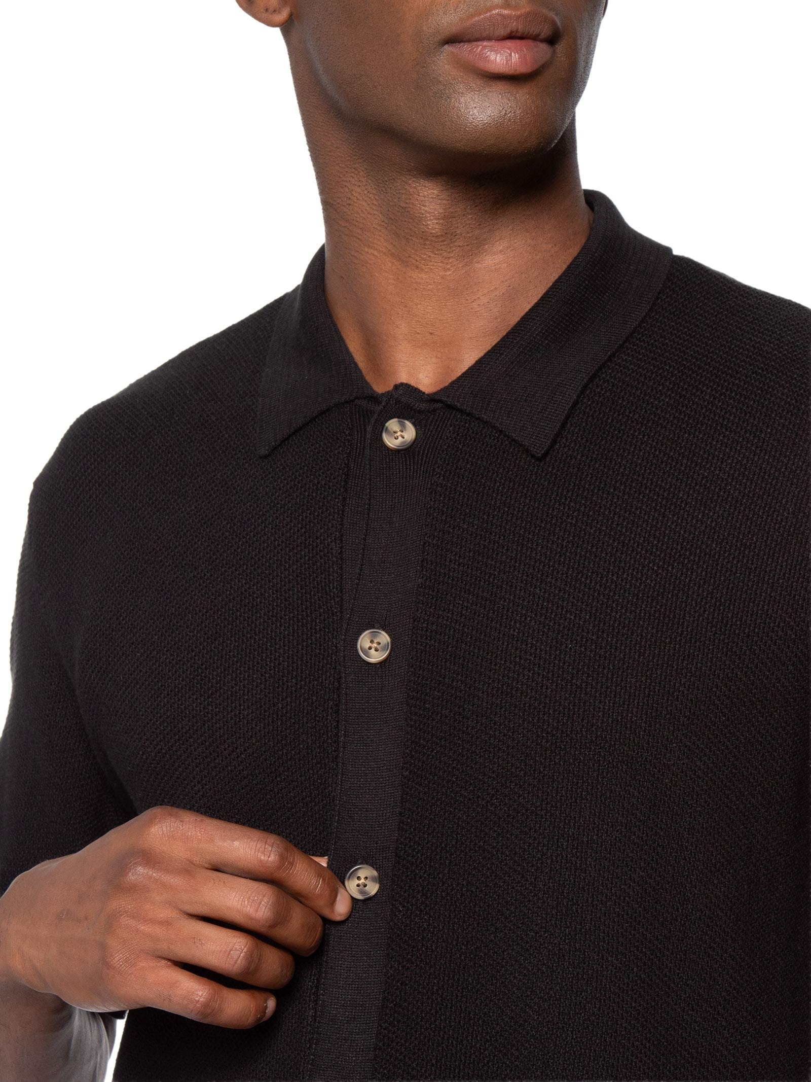 Camisa Masculina Manga Curta Box Fit Knit Verde Cotton On