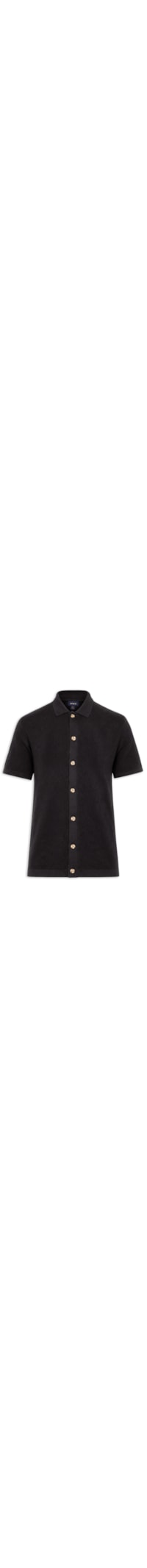 Camisa Masculina Manga Curta Box Fit Knit - Verde