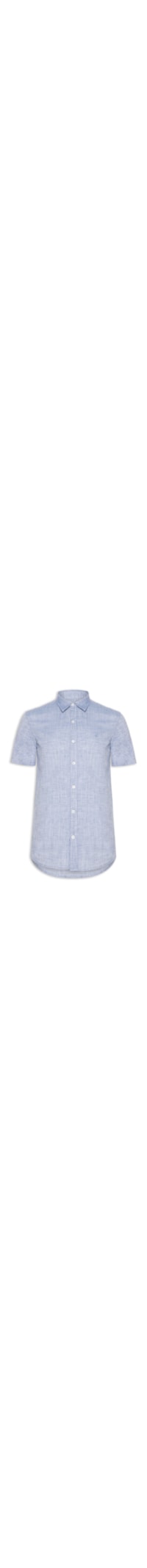Camisa Masculina Manga Curta Búzios New - Azul
