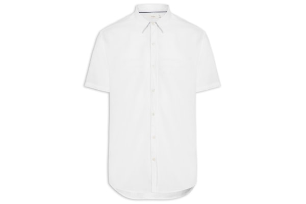 Camisa Masculina Manga Curta Búzios New - Branco