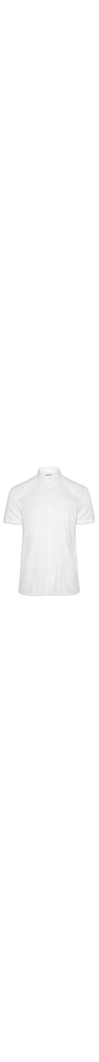 Camisa Masculina Manga Curta Com Bolso - Branco