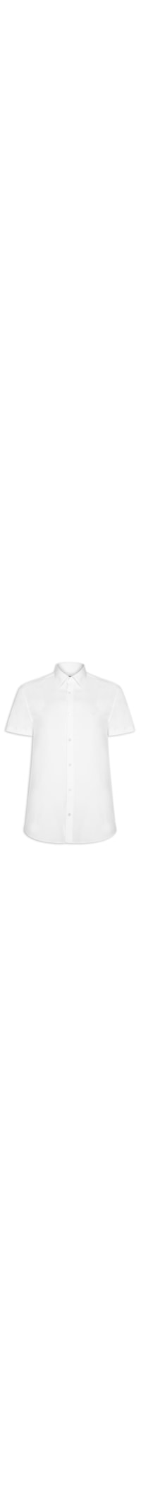 Camisa Masculina Manga Curta Logo - Branco