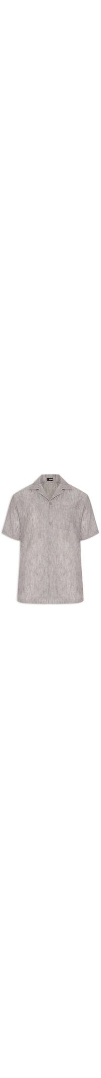 Camisa Masculina Manga Curta - Marrom