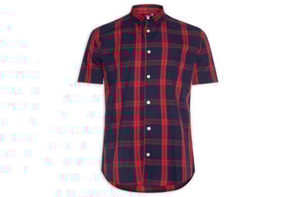 Camisa Masculina Manga Curta Matteo - Azul