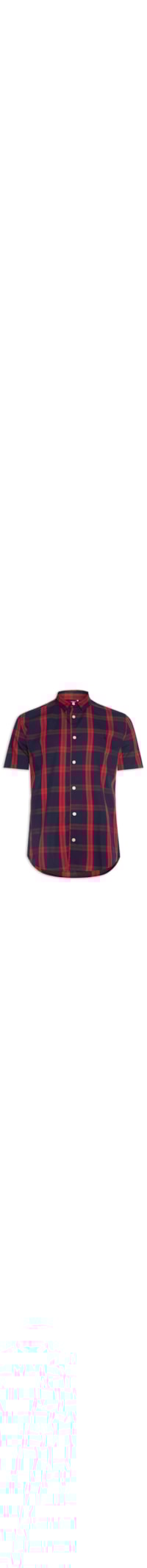 Camisa Masculina Manga Curta Matteo - Azul