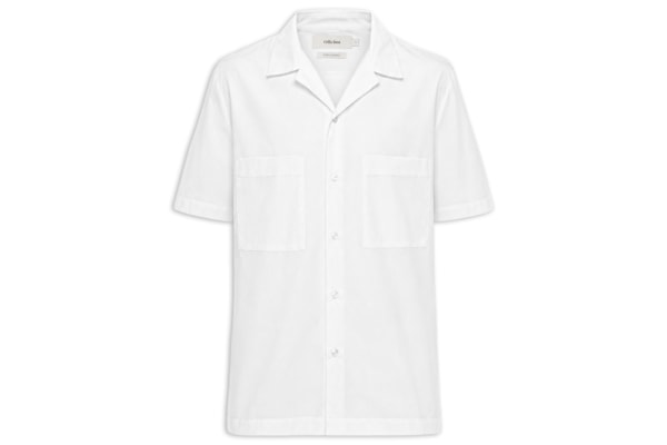 Camisa Masculina Manga Curta Paper - Branco