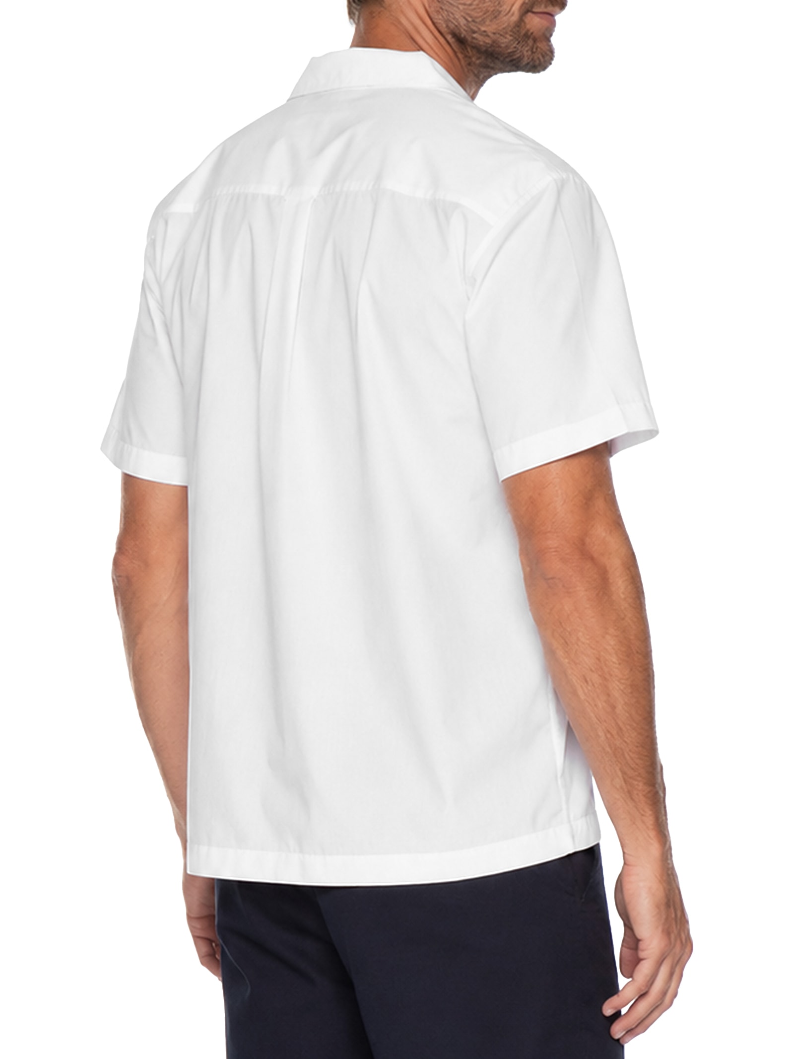 Camisa Masculina Manga Curta Paper Branco Oficina Reserva