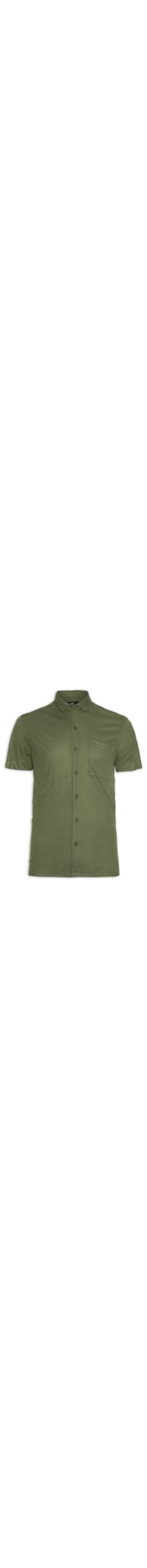 Camisa Masculina Manga Curta Piquet Army - Verde