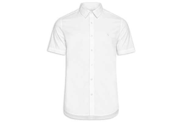 Camisa Masculina Manga Curta Prado - Off White