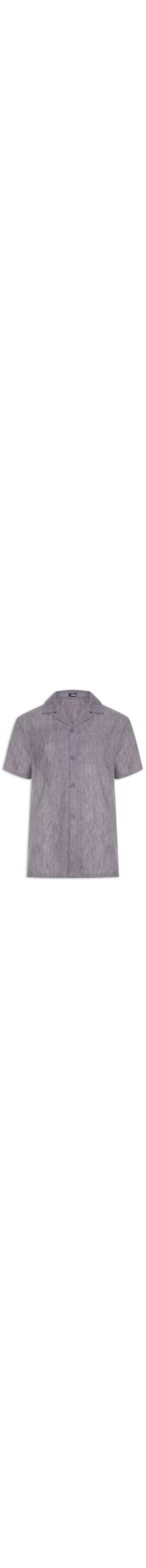 Camisa Masculina Manga Curta - Preto