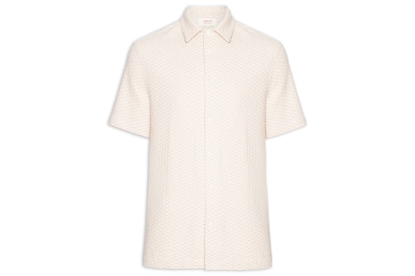 Camisa Masculina Manga Curta Rustic Caiçara - Bege