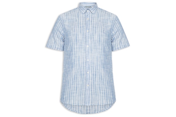 Camisa Masculina Manga Curta Sun - Azul