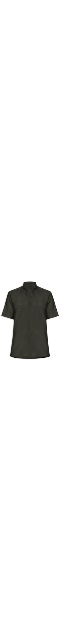 Camisa Masculina Manga Curta Texturizada - Verde