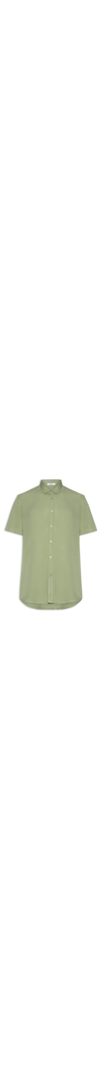Camisa Masculina Manga Curta Viscose - Verde