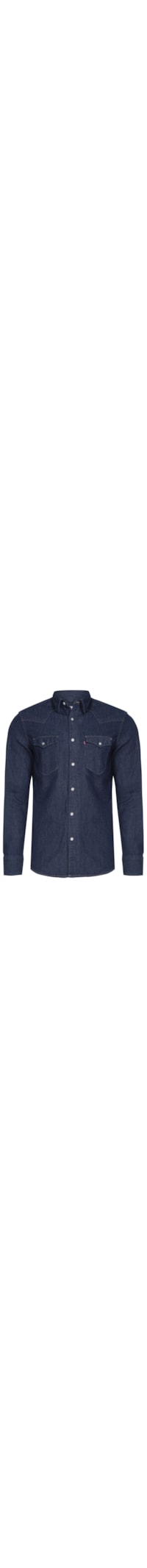 Camisa Masculina Manga Longa Adulto - Azul