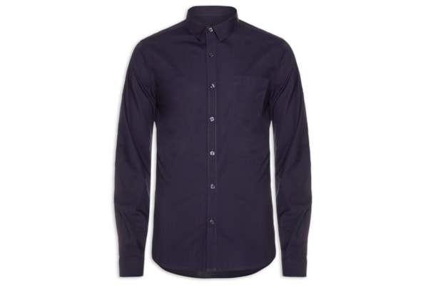 Camisa Masculina Manga Longa - Azul