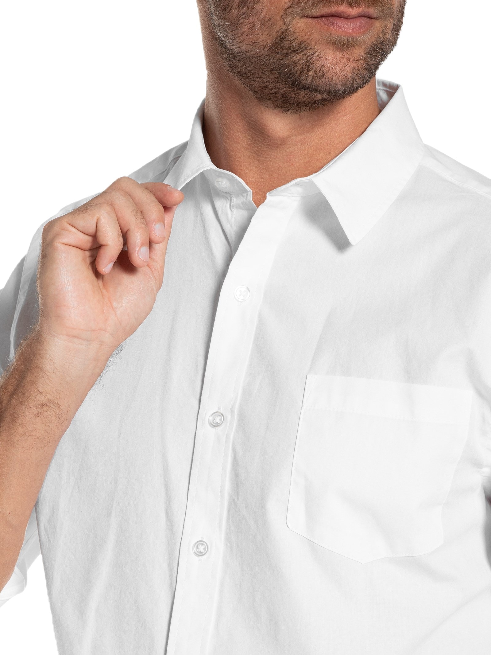 Camisa Masculina Manga Longa Branco Hering