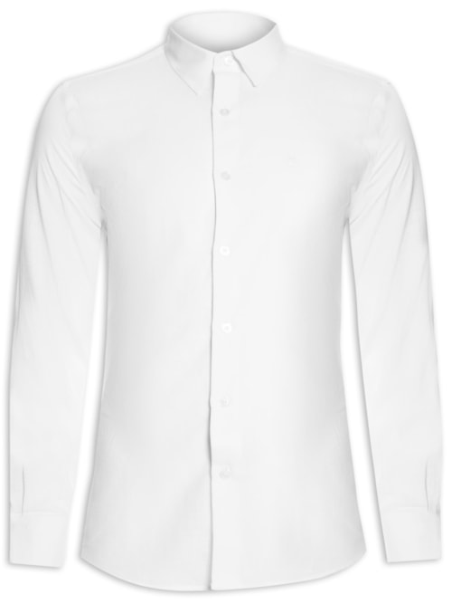 Camisa Masculina Manga Longa – Branco