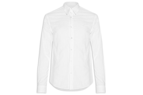 Camisa Masculina Manga Longa Buzios New - Branco