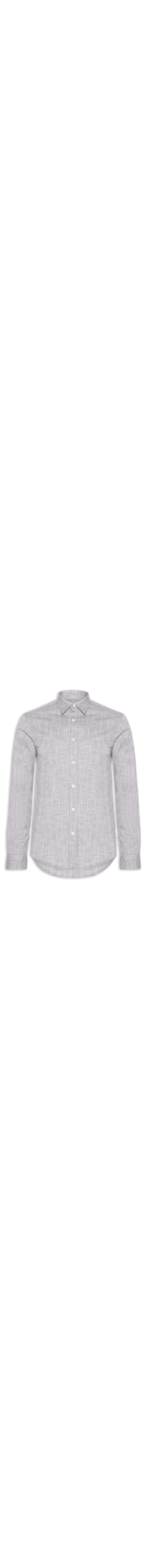 Camisa Masculina Manga Longa Buzios New - Cinza