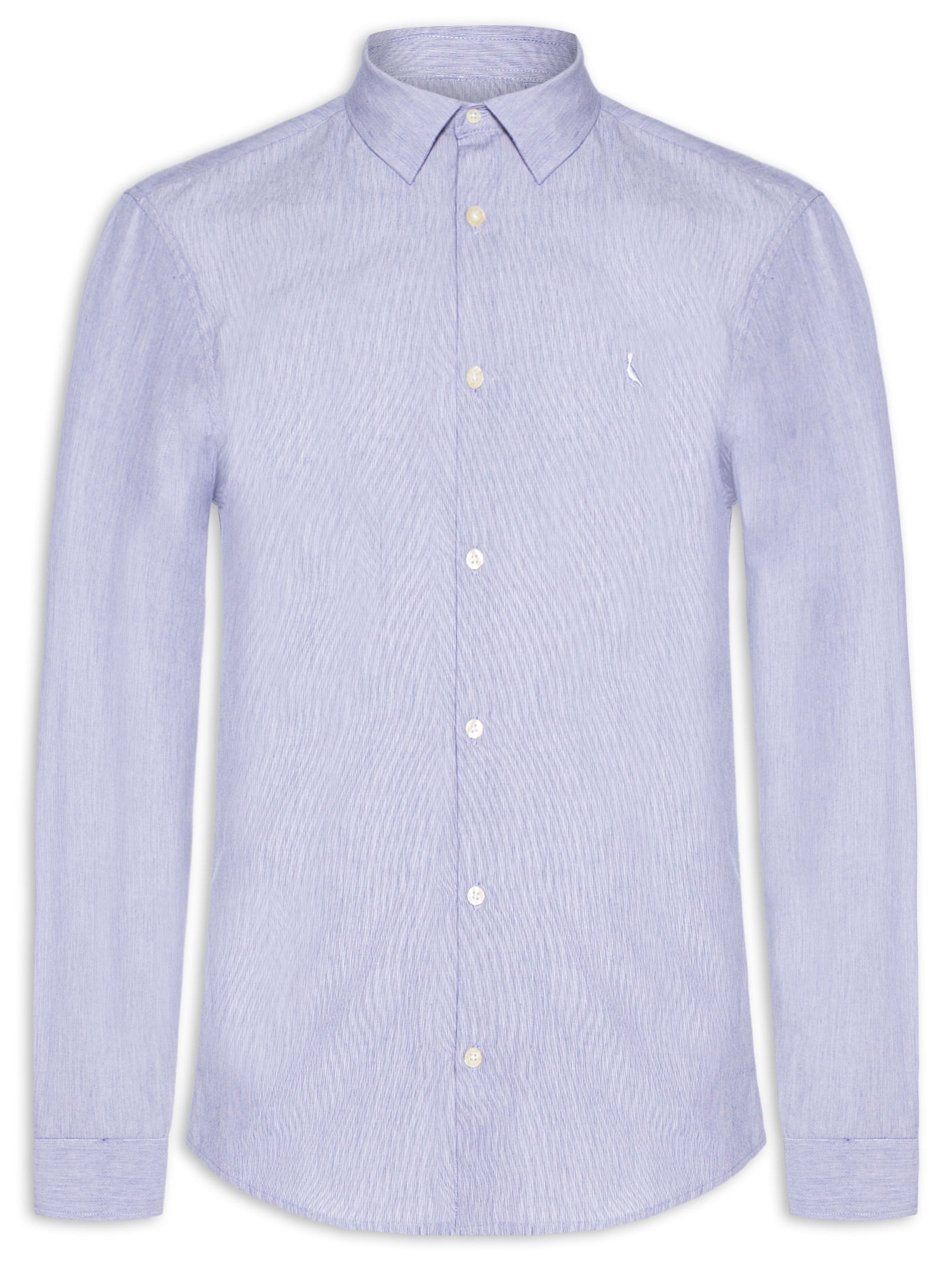Camisa Masculina Manga Longa Cerrado Azul Reserva