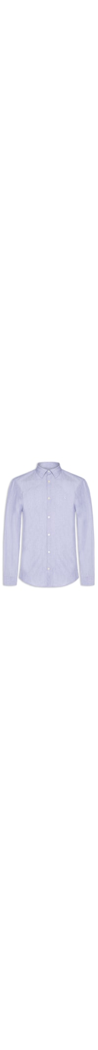Camisa Masculina Manga Longa Cerrado - Azul
