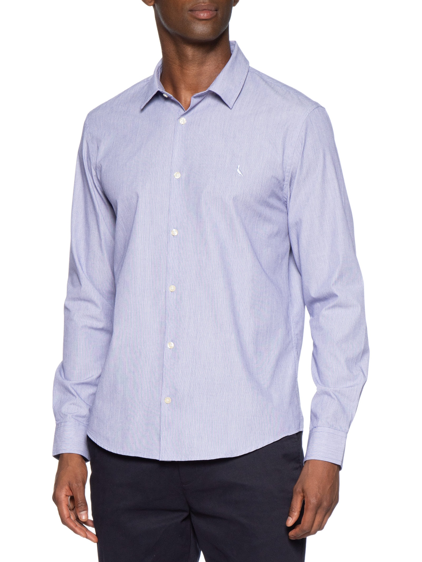 Camisa Masculina Manga Longa Cerrado Azul Reserva