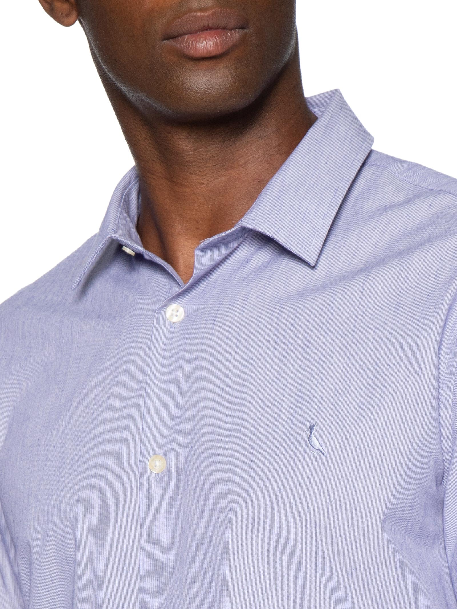 Camisa Masculina Manga Longa Cerrado Azul Reserva