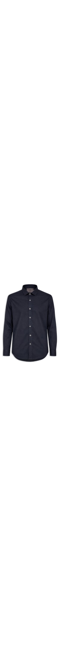 Camisa Masculina Manga Longa Chino - Azul