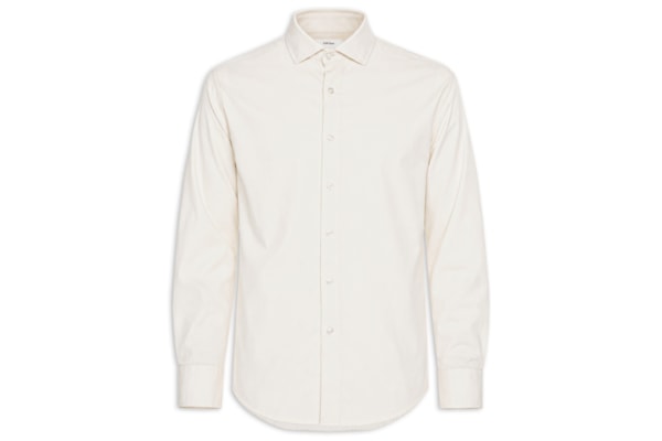 Camisa Masculina Manga Longa Chino - Off White