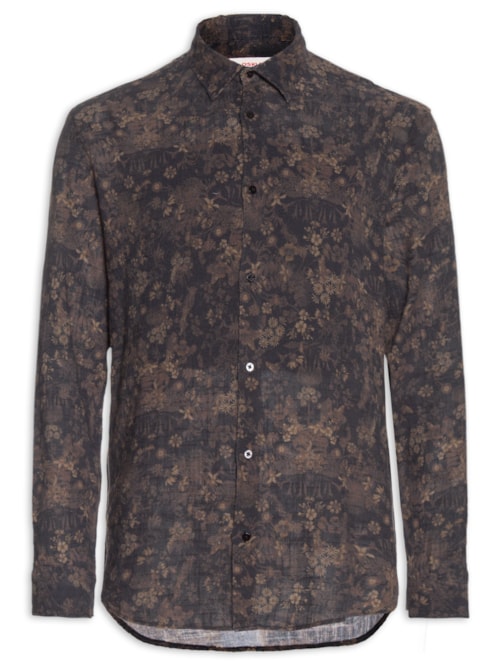 Camisa Masculina Manga Longa Ciclo Golden – Preto