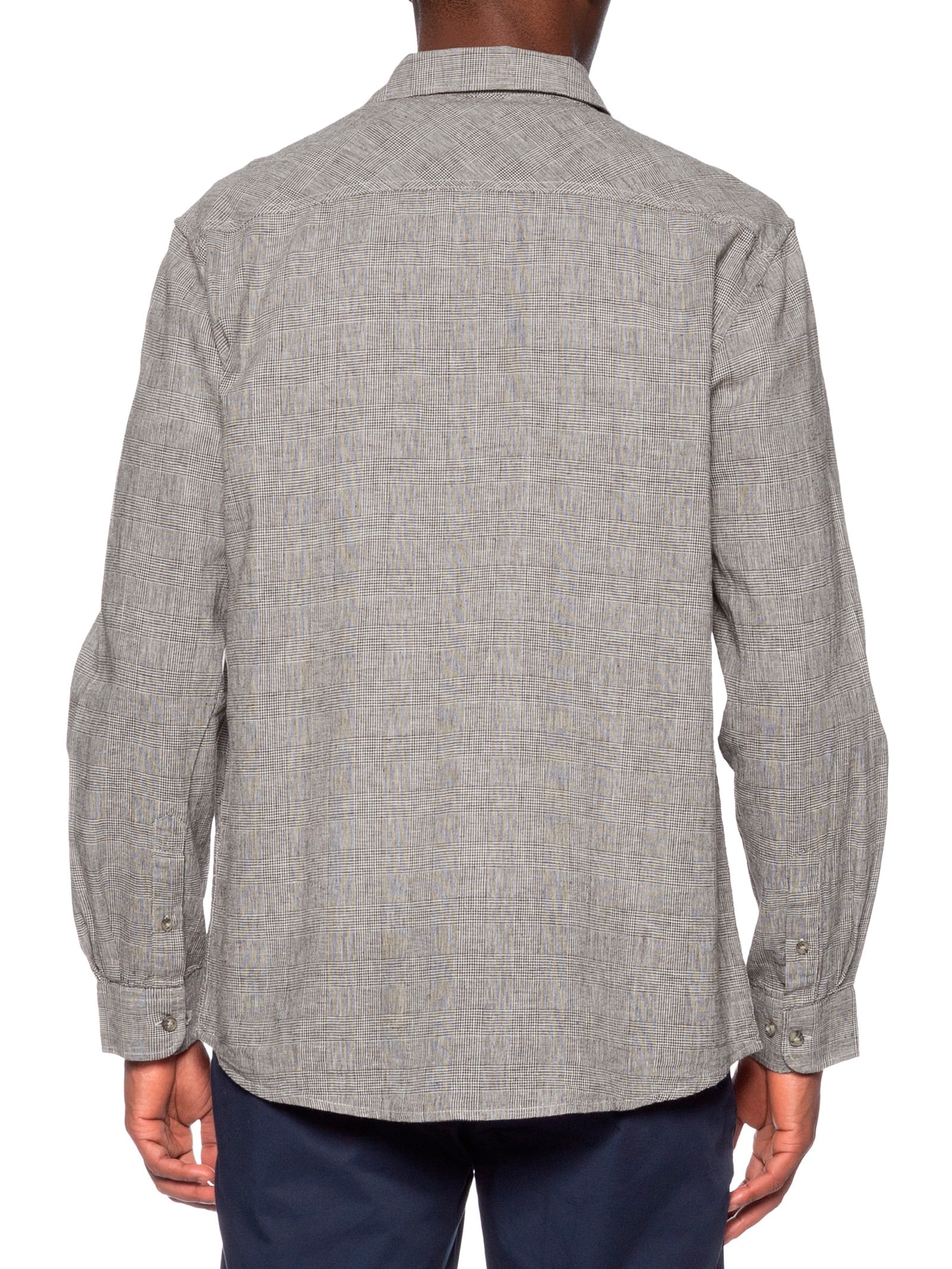 Camisa Masculina Manga Longa Cinza Hering