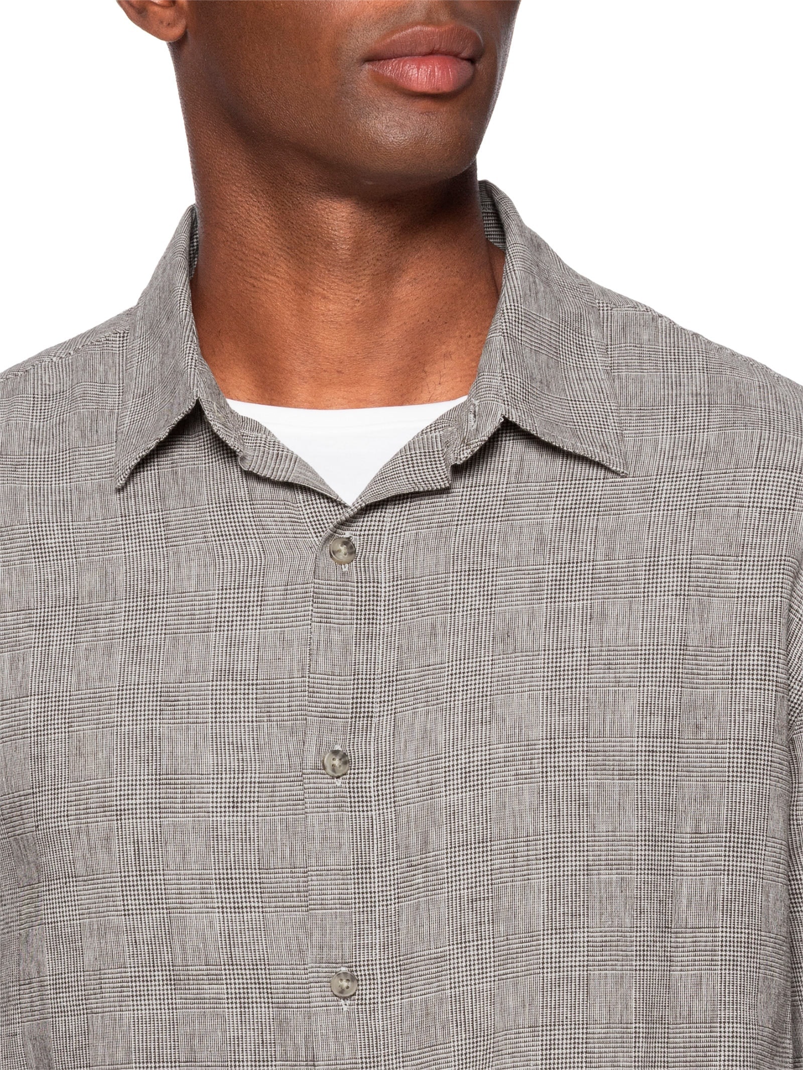 Camisa Masculina Manga Longa Cinza Hering