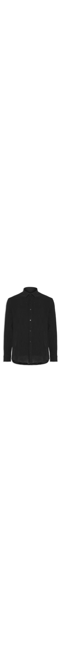 Camisa Masculina Manga Longa Classic Ristic - Preto